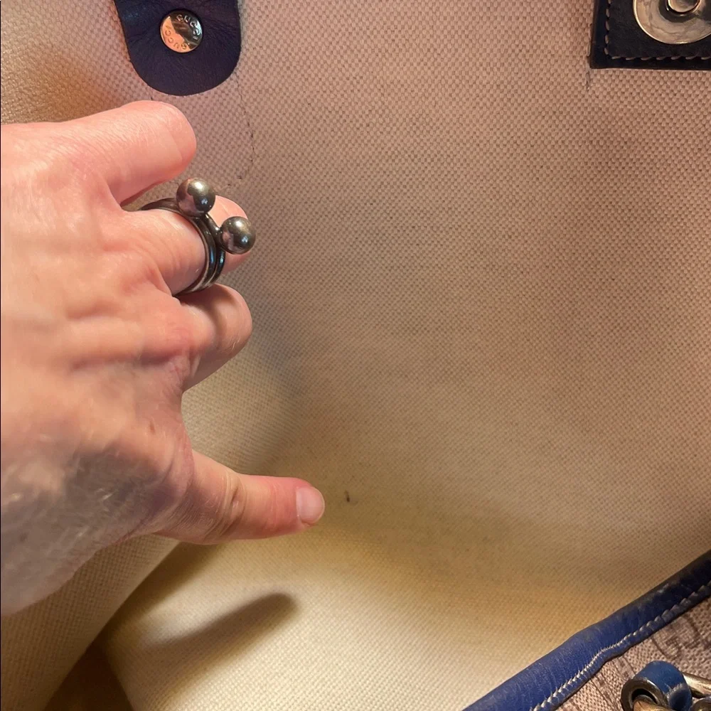 FOR CP ONLY! Gucci GG Monogram UNICEF Joy Patriotic American Flag Tote USA! - Picture 14 of 16